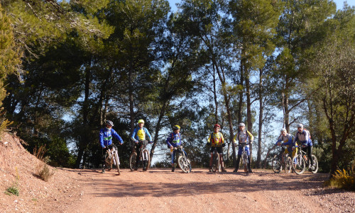 le groupe au coll de Roques Roges