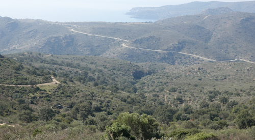 vue générale du col Canadell