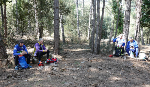 pique nique au coll de la Cometa