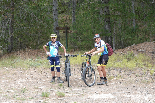 Robert et Polo au col du Trémalaudau pas de a Frache