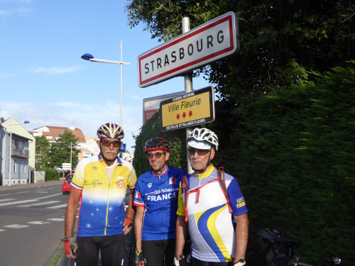 arrivée à Strasbourg